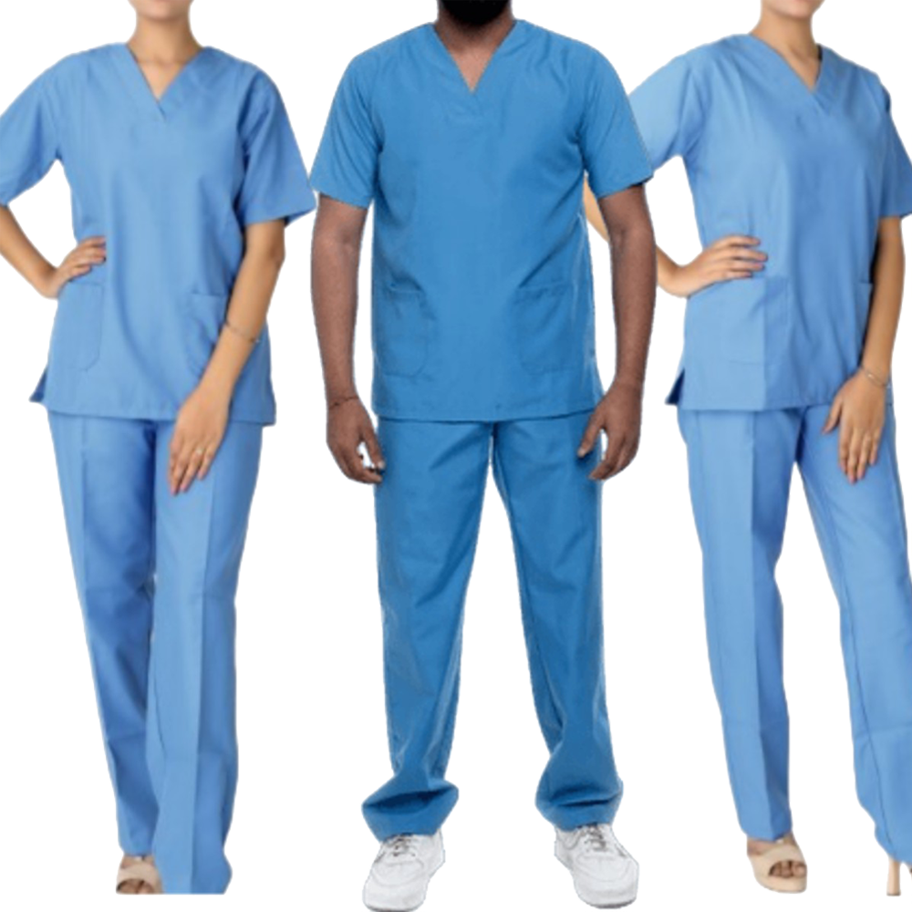 Hospital Uniform Surgical Scrub Suit For Doctors And Nurses Disposable Medical Scrub Suit Hospital