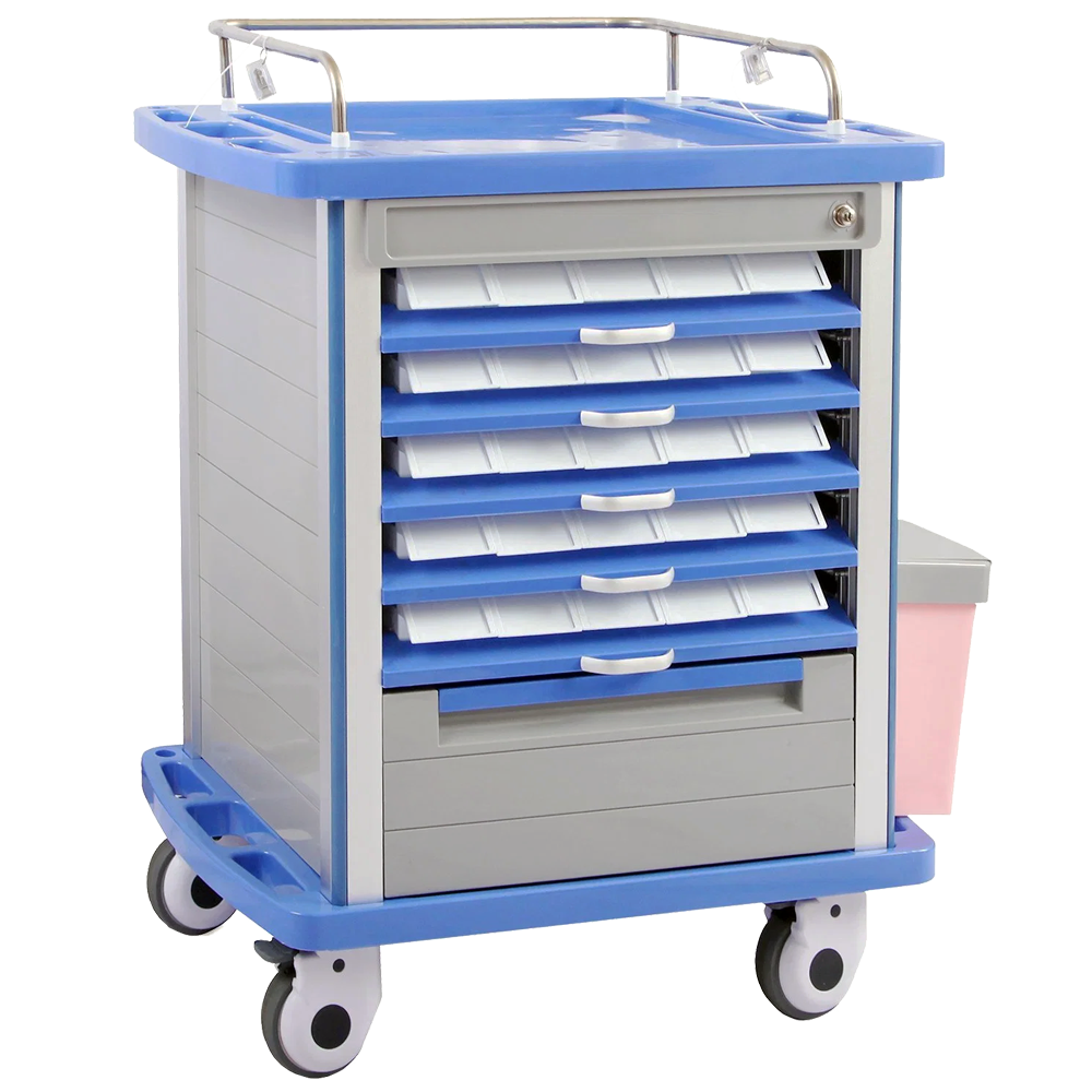 Medicine Trolley with Lock