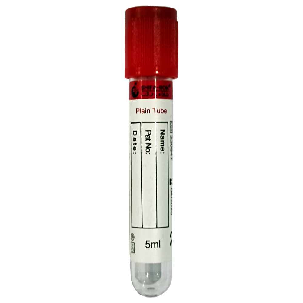 Plain Blood Collection Tube