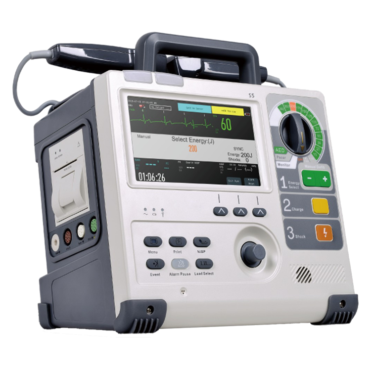 Biphasic defibrillator