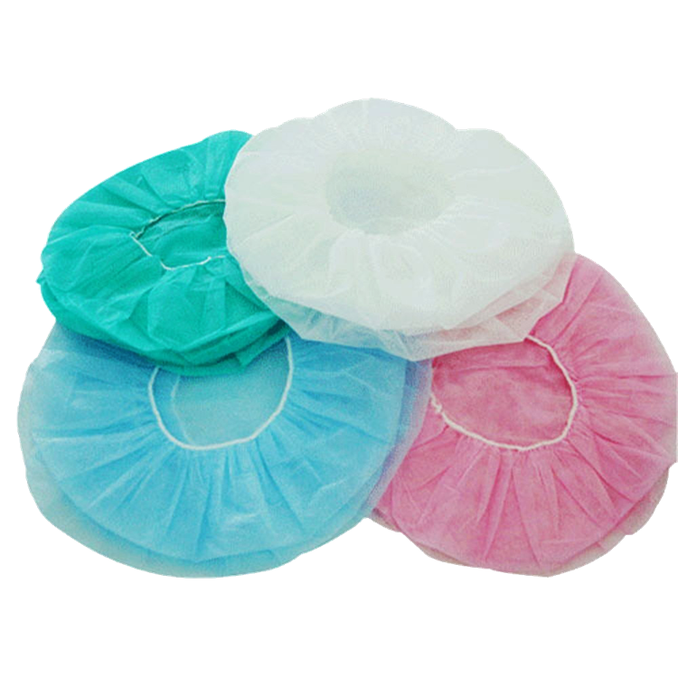 Disposable non woven bouffant cap