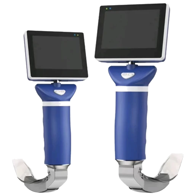 Handheld touch screen video laryngoscope