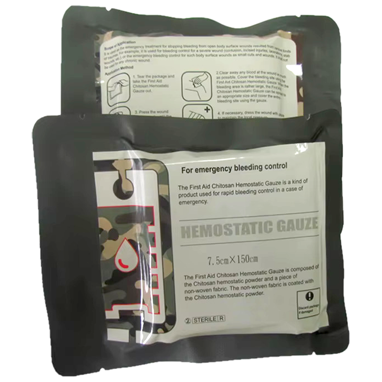Hemostatic gauze
