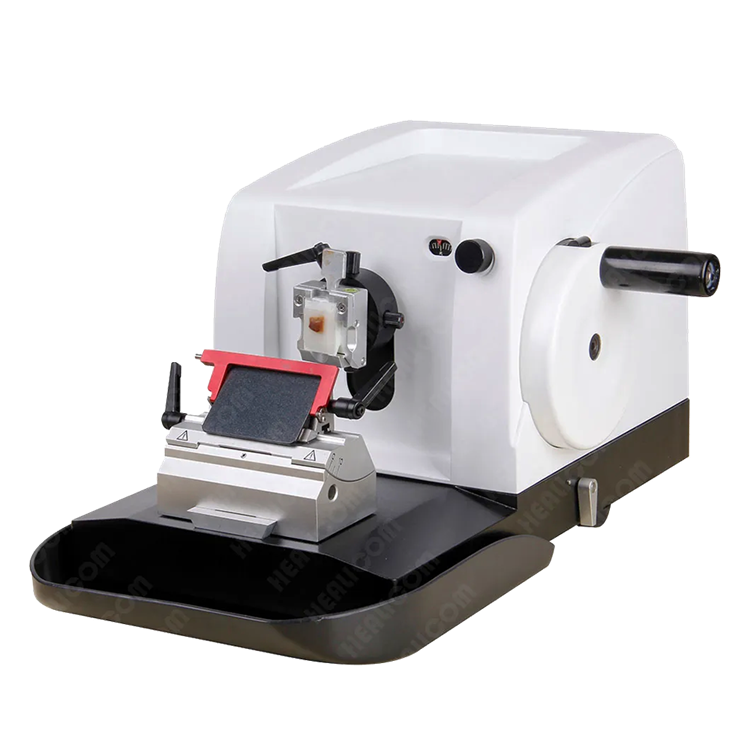 High precision hand wheel rotary microtome