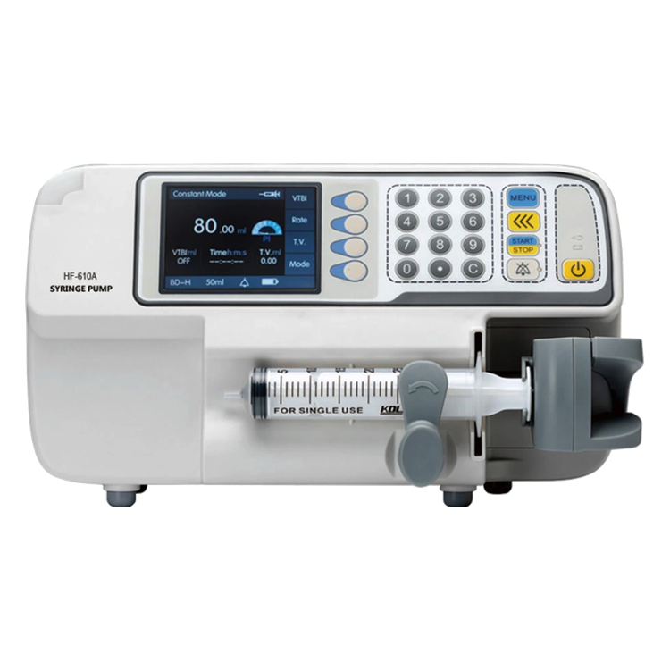 Portable TCI syringe infusion pump