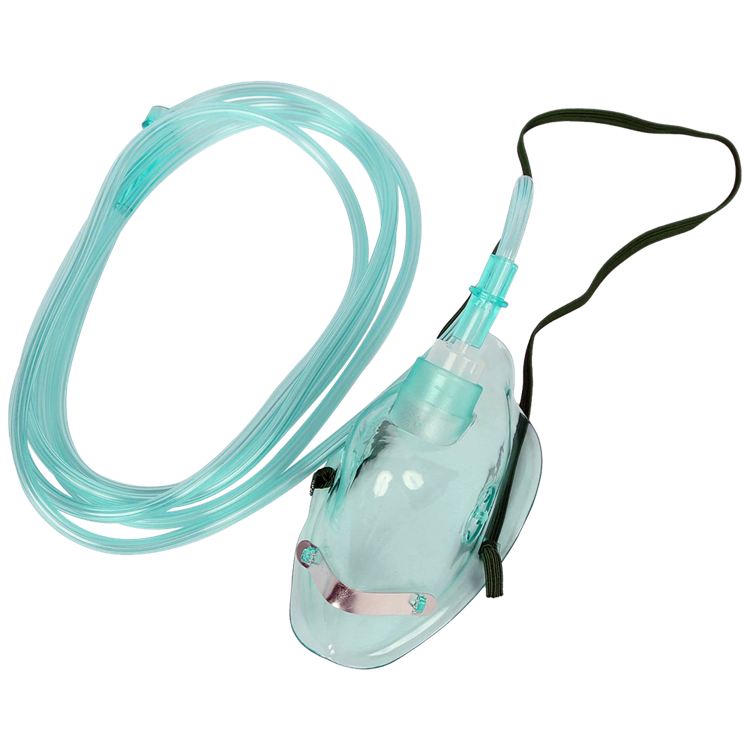 Disposable portable oxygen mask