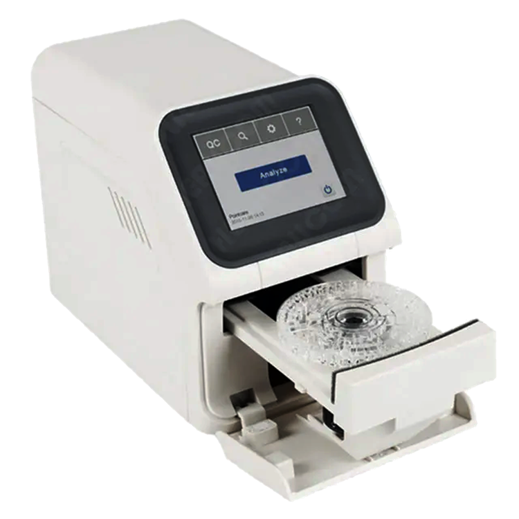 Portable dry chemistry analyzer